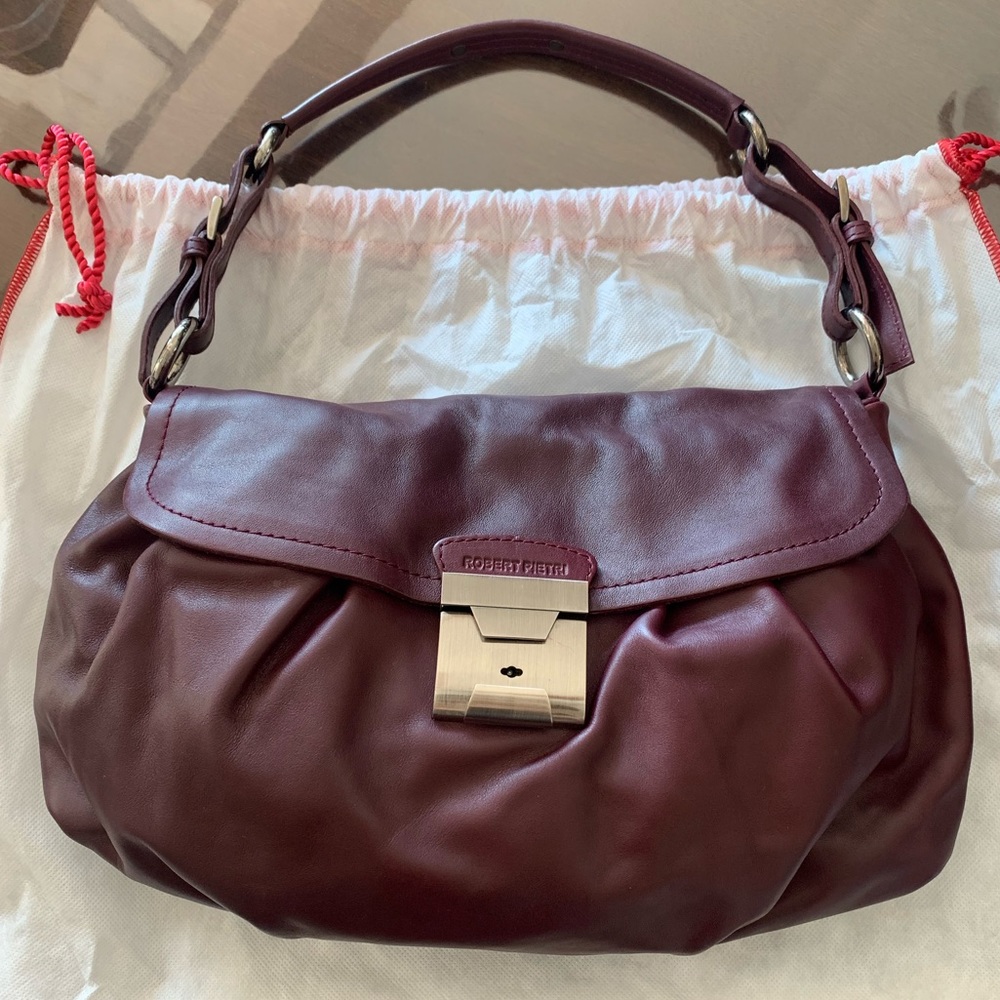 Plum Robert Pietri Leather Hobo